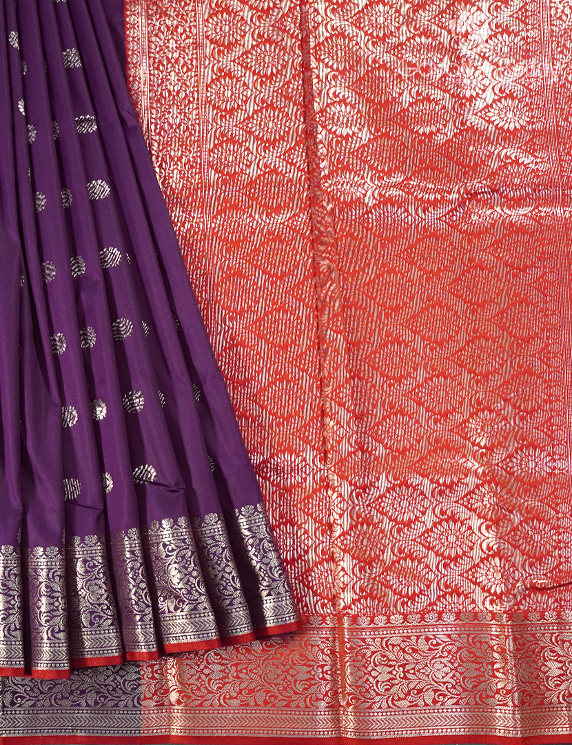 SEMI KATAN SAREE-SKN122