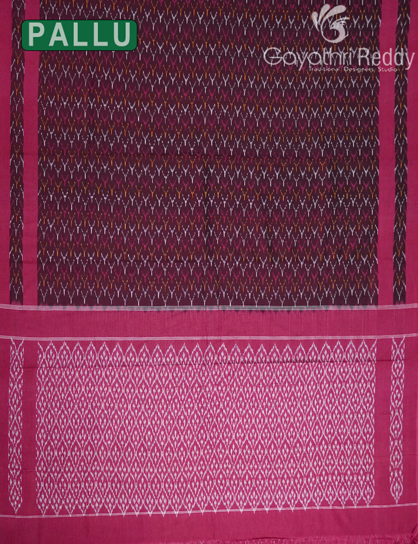 PURE IKKAT COTTON SAREE-IKC1077
