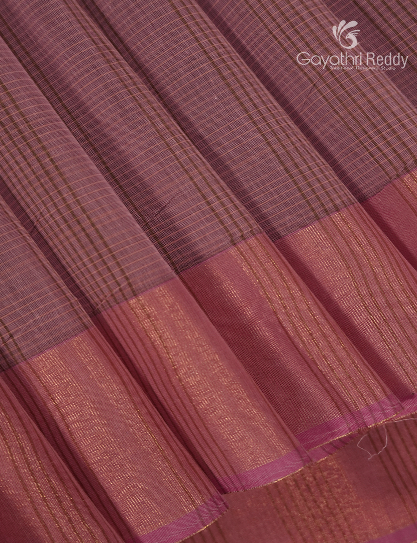 Semi Ikat Sico Saree in Baby Pink