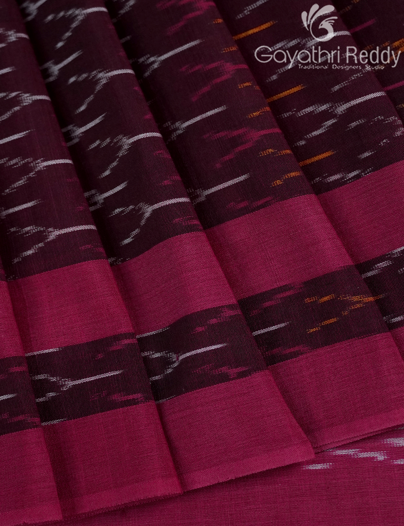 PURE IKKAT COTTON SAREE-IKC1077