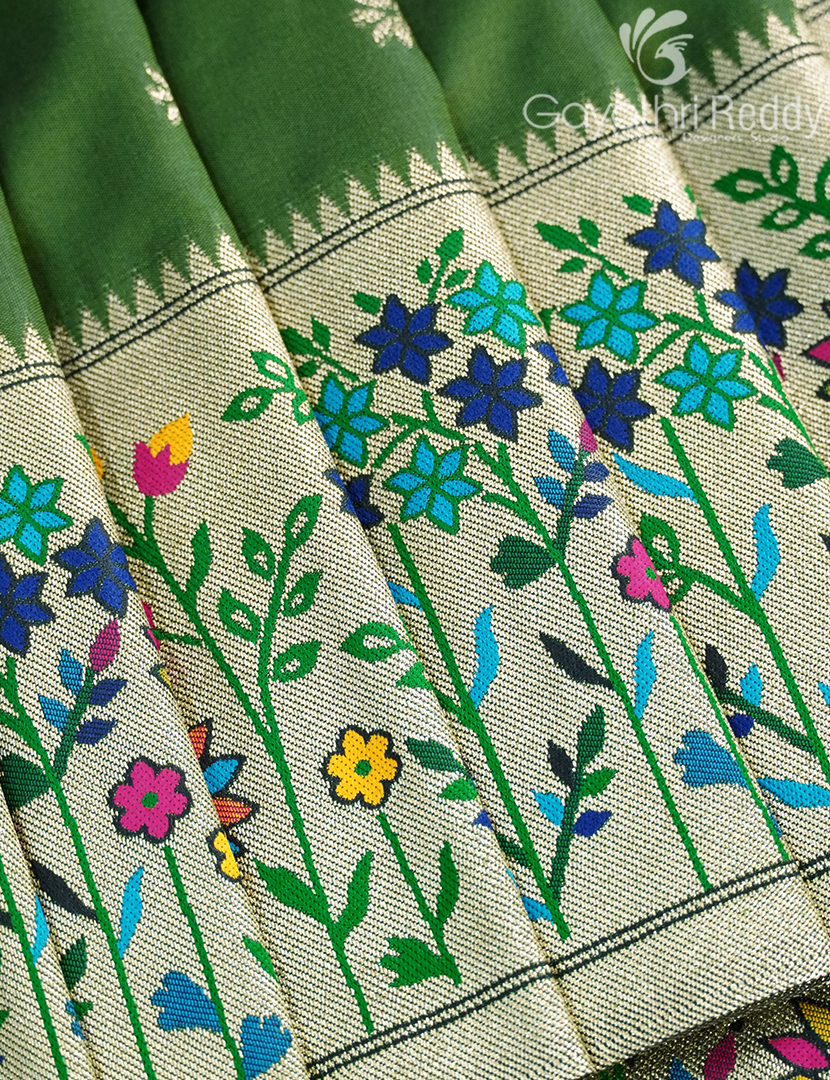 SEMI PAITHANI SAREE-SPS48
