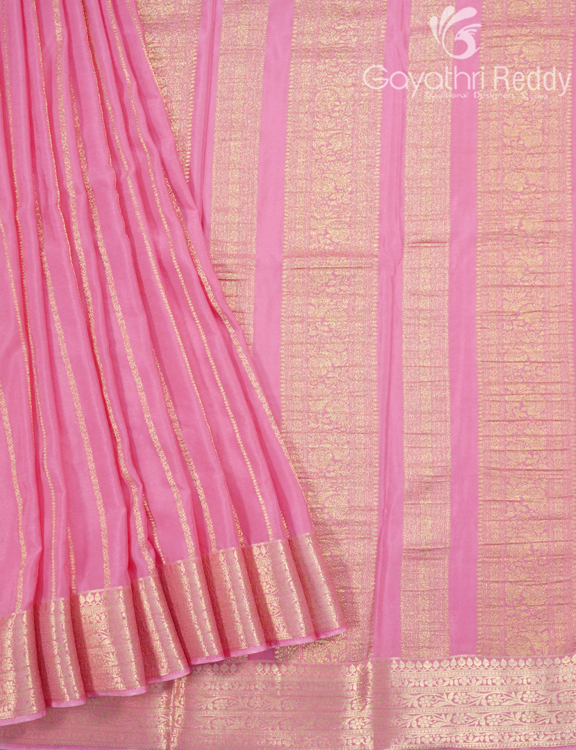 SEMI MYSORE CRAPE SAREE-SMC361