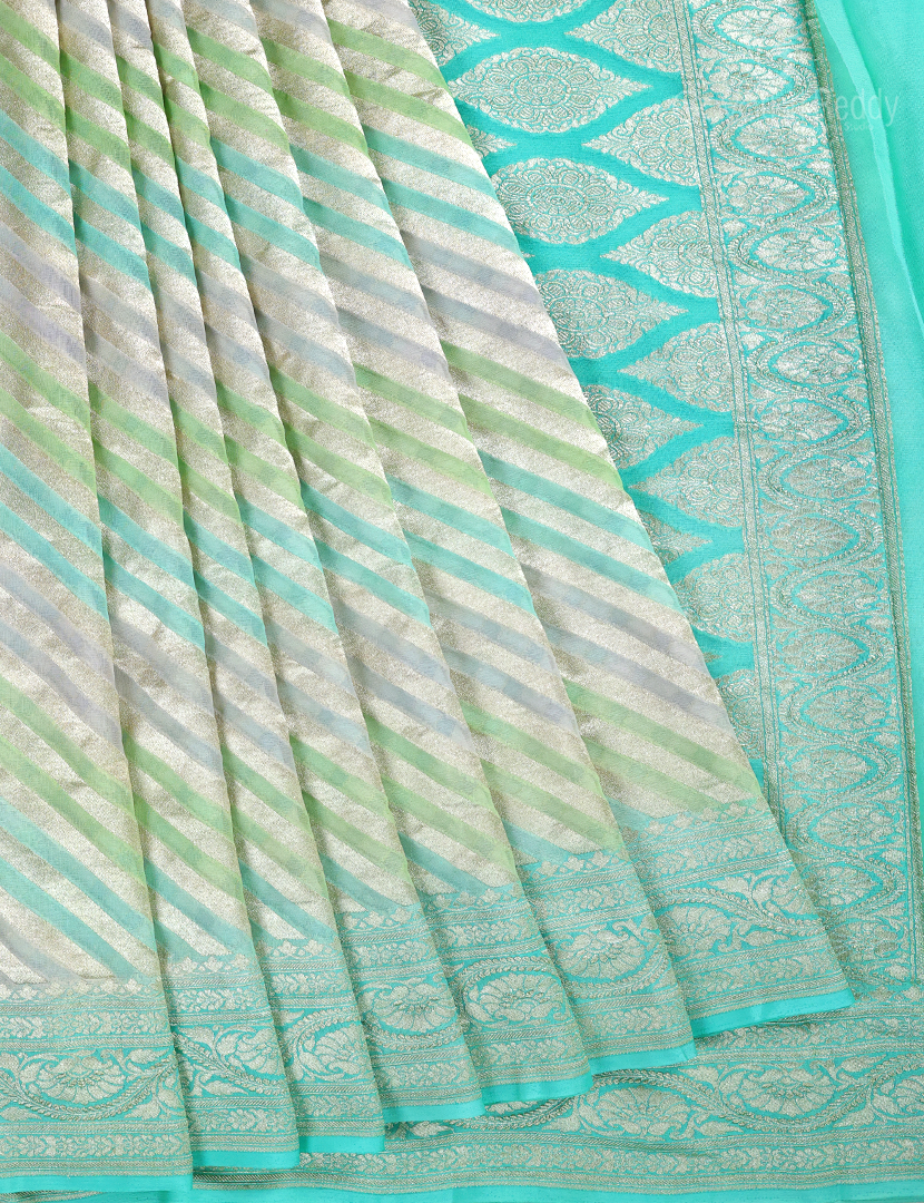 PURE BANARAS GEORGETTE KADDI-BG643