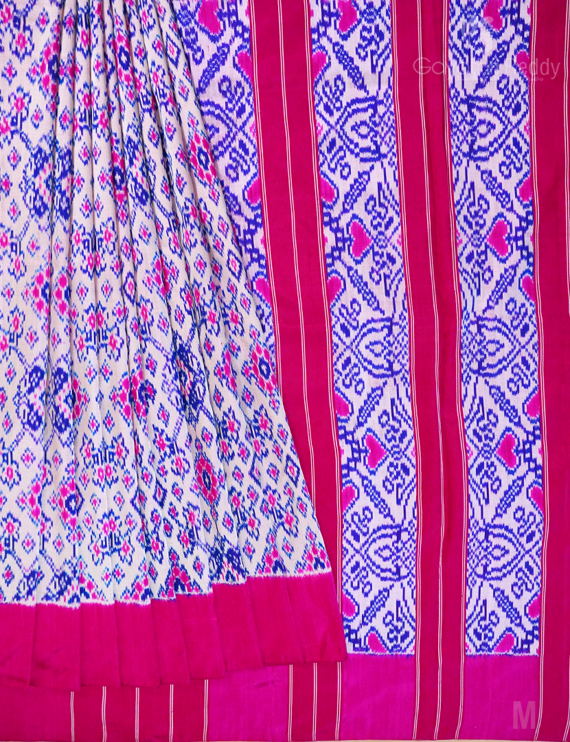 PURE TWILL IKKAT PATTU-IP720