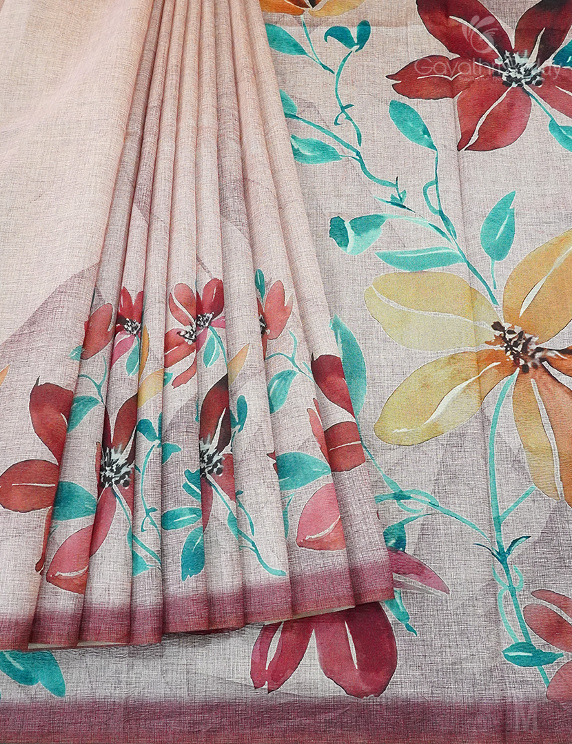 WRINKLE ORGANZA SAREE-OP575