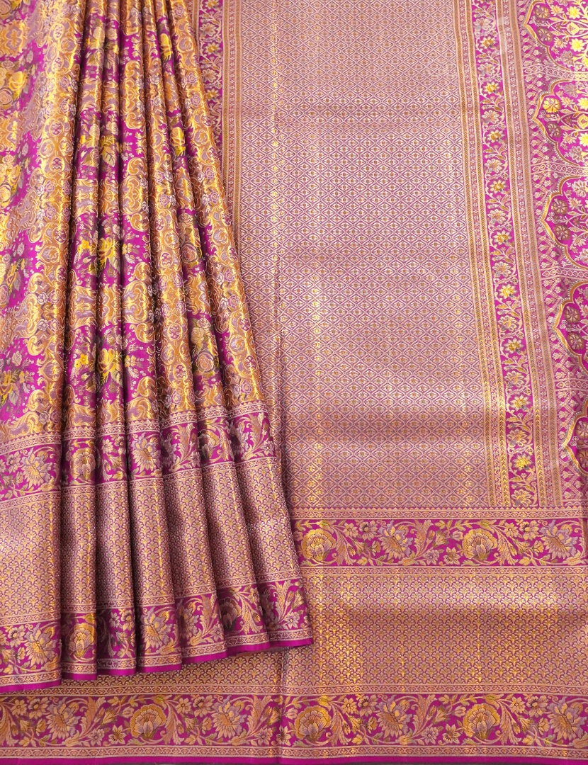 PURE KANCHI PATTU (4.G) BRIDAL SAREE-BKP1879
