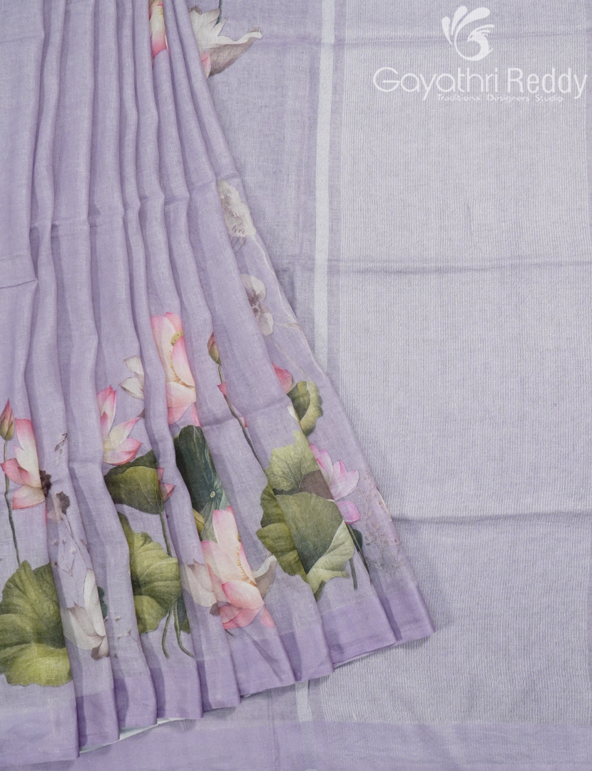 PURE LINEN SAREE-L1440