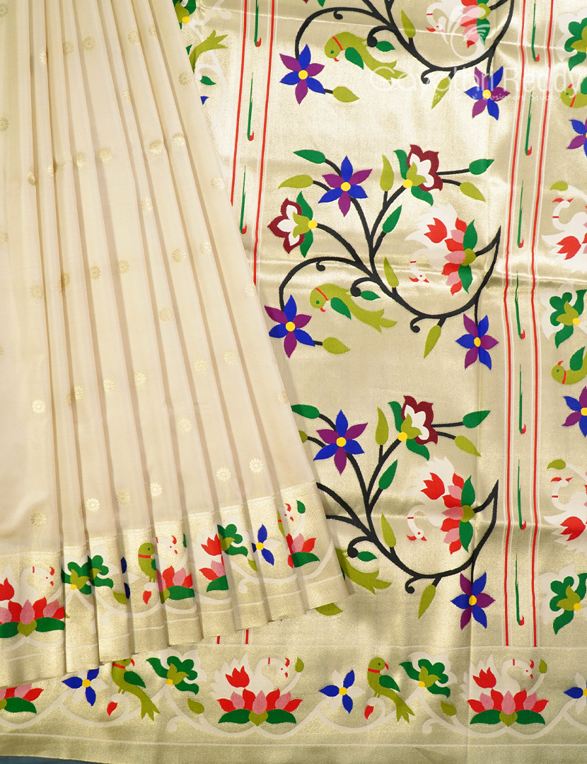 SEMI PAITHANI SAREE-SPS92