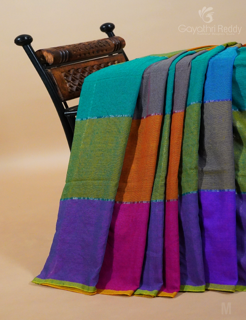 KHADI COTTON (WITHOUT BLOUSE)-KHC440