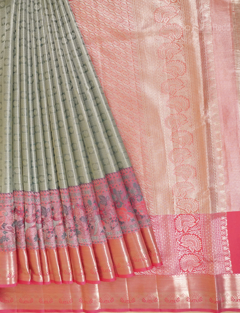 PURE KANCHI TISSUE PATTU-KP7039