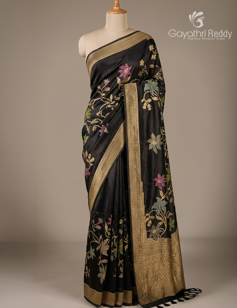 Pure Satin Silk Saree-PST24