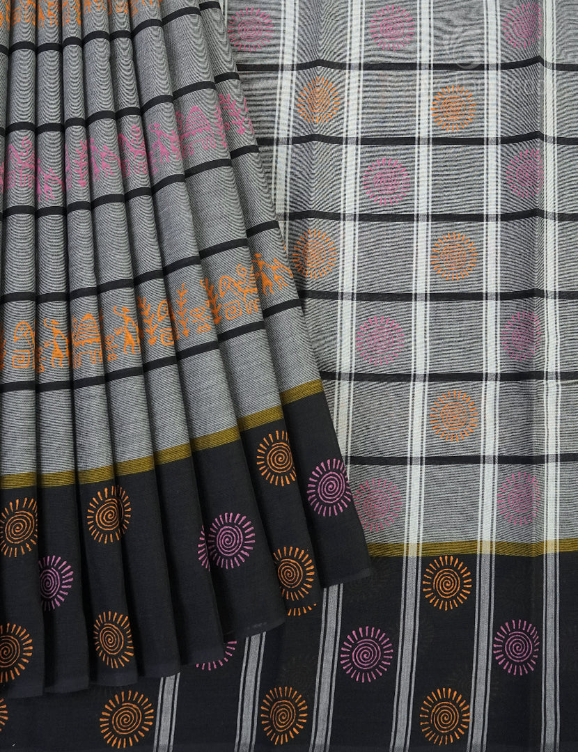 PURE MANGALAGIRI COTTON PRINTED-MCP112