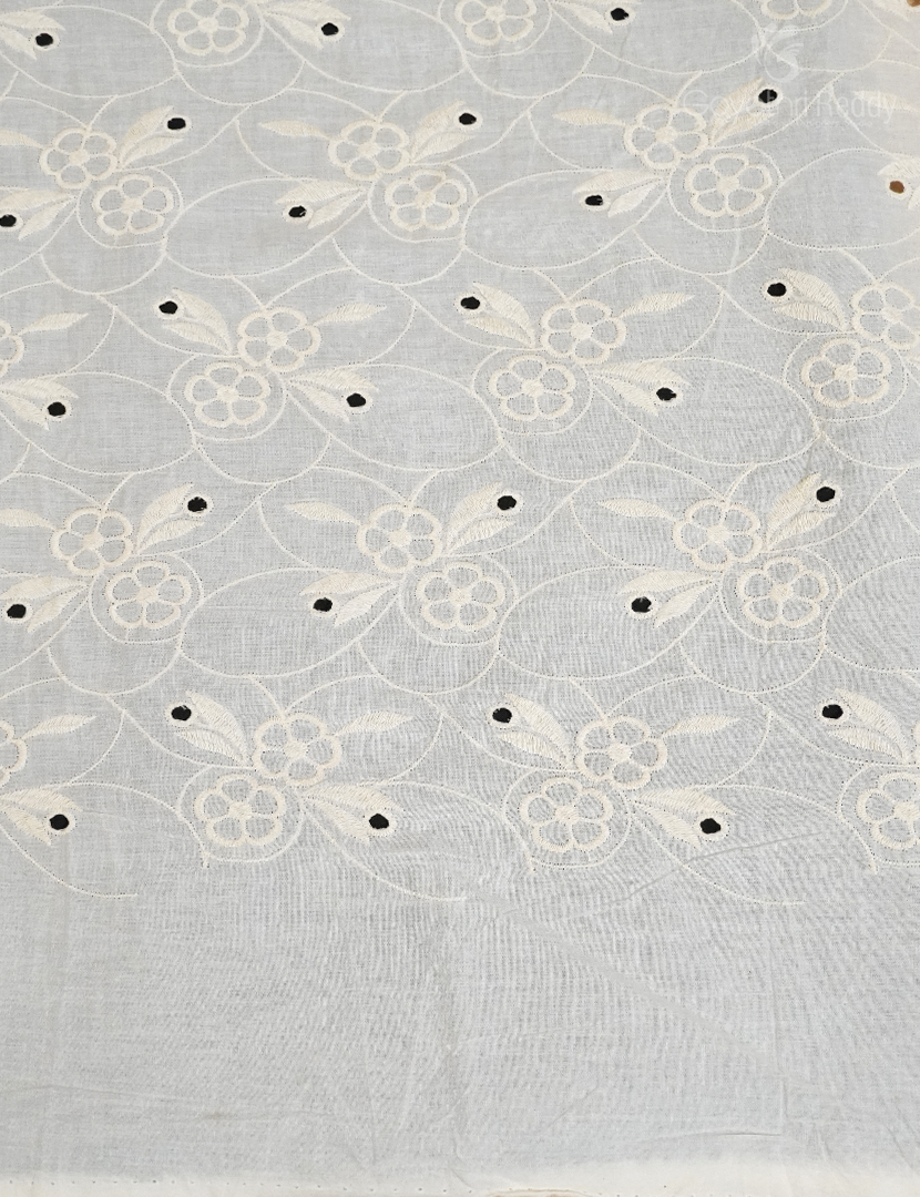 PURE COTTON EMBROIDERY WORK FABRIC(PER METER)-PCWF9