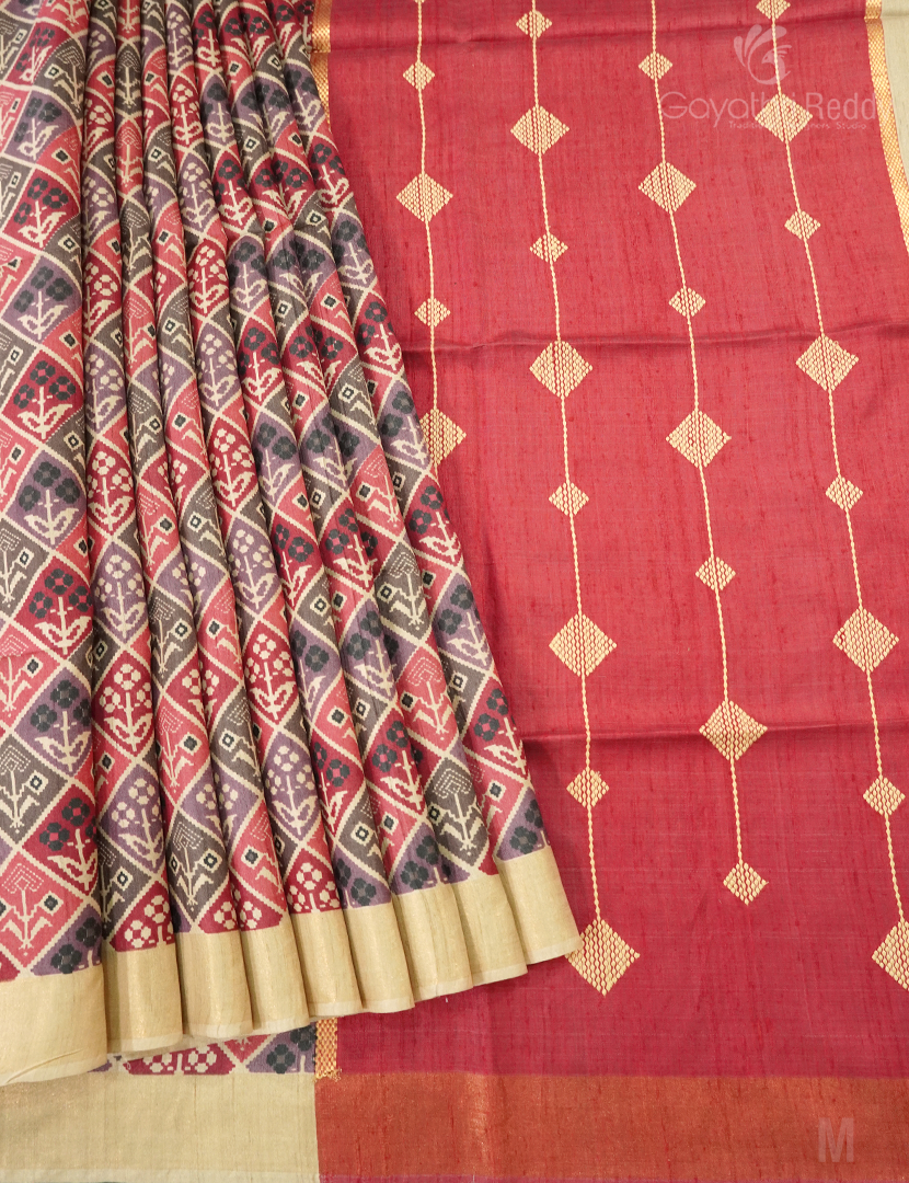 PURE DESI TUSSAR SILK-TS1358