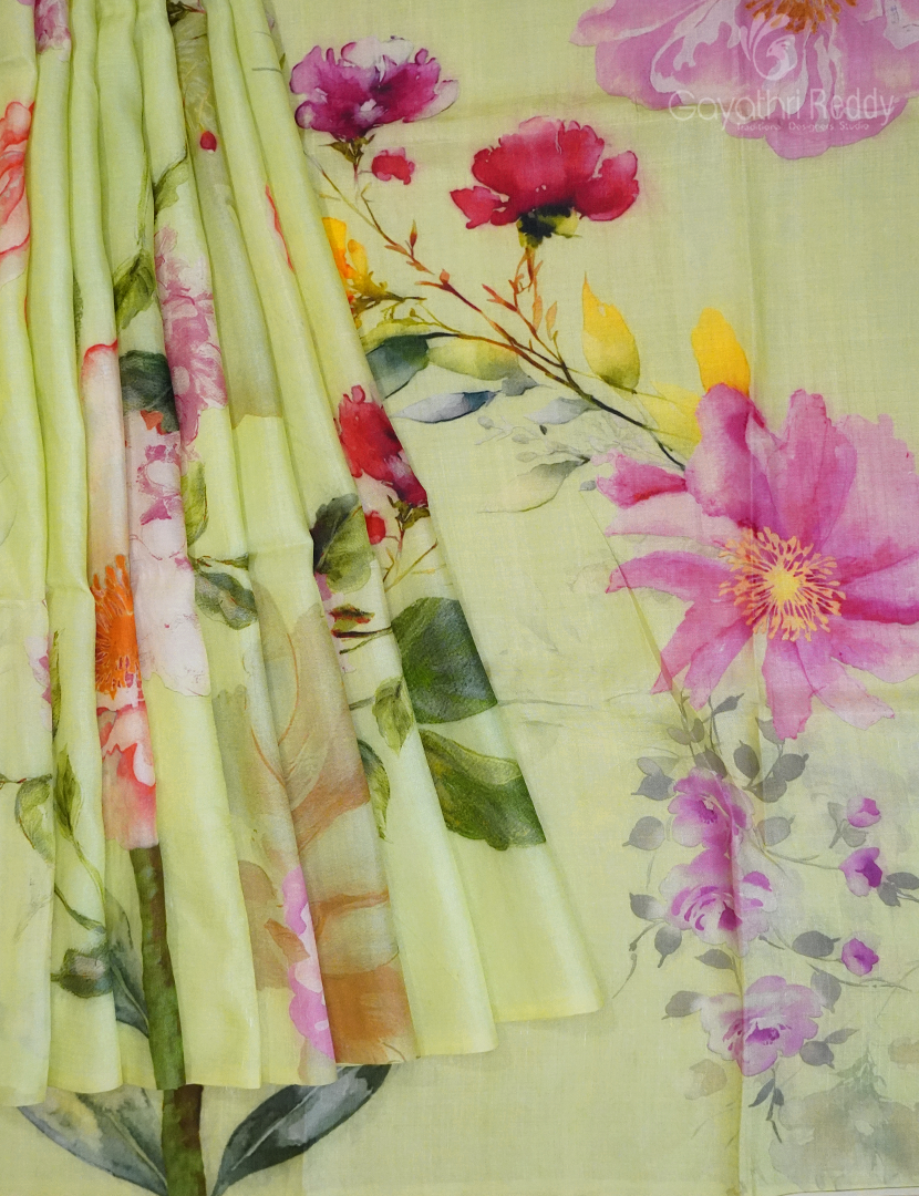 PURE DESI TUSSAR ORGANIC PRINTED-TS1131