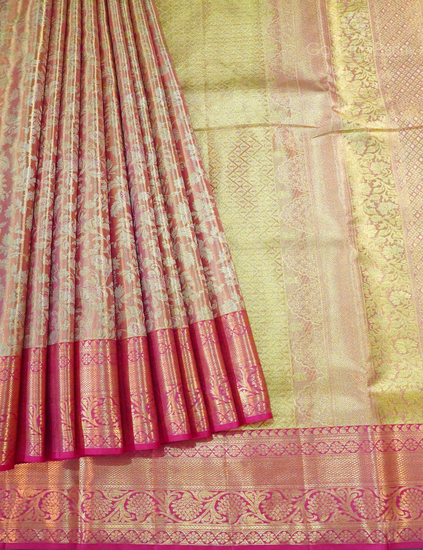 PURE KANCHI PATTU TISSUE-KP7482