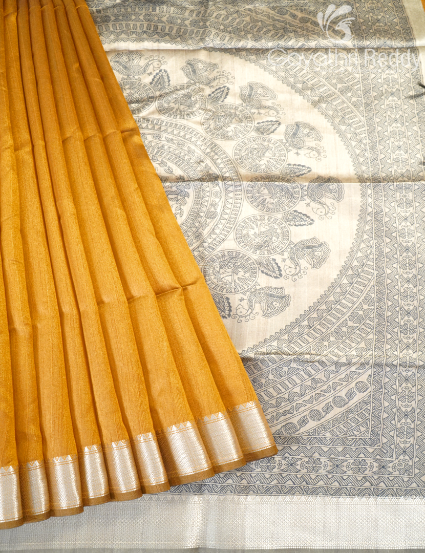 SEMI TUSSAR SAREE-ST1160