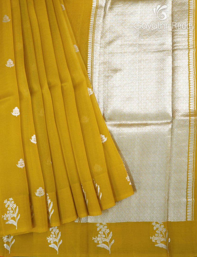 PURE BANARAS KORA SILK-BKS136