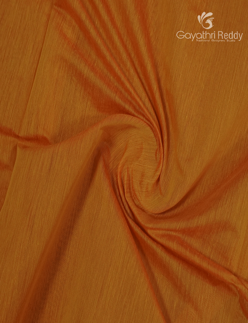 Sico Saree in Turmeric and Deep Brown