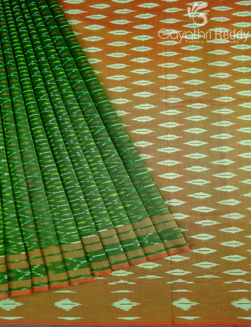 PURE IKKAT COTTON SAREE-IKC1078