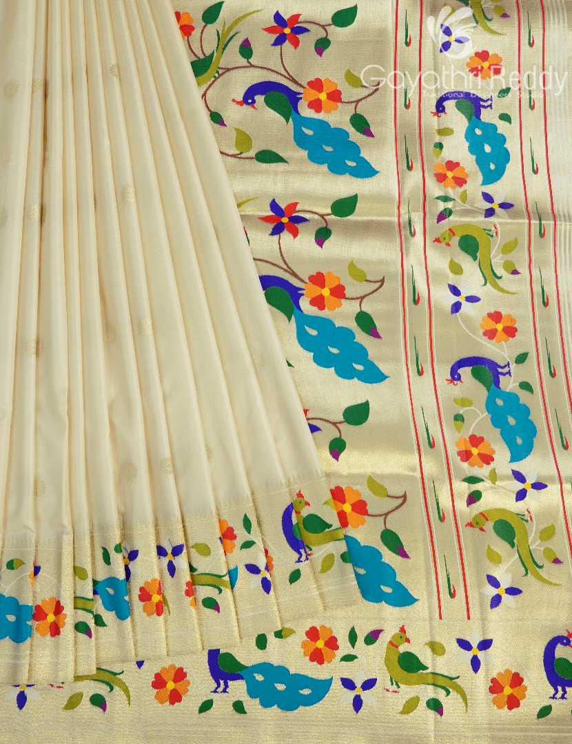 SEMI PAITHANI SAREE-SPS49