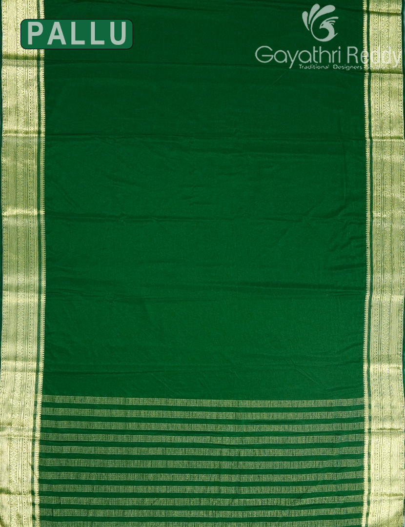 SEMI MYSORE CRAPE SAREE-SMC391