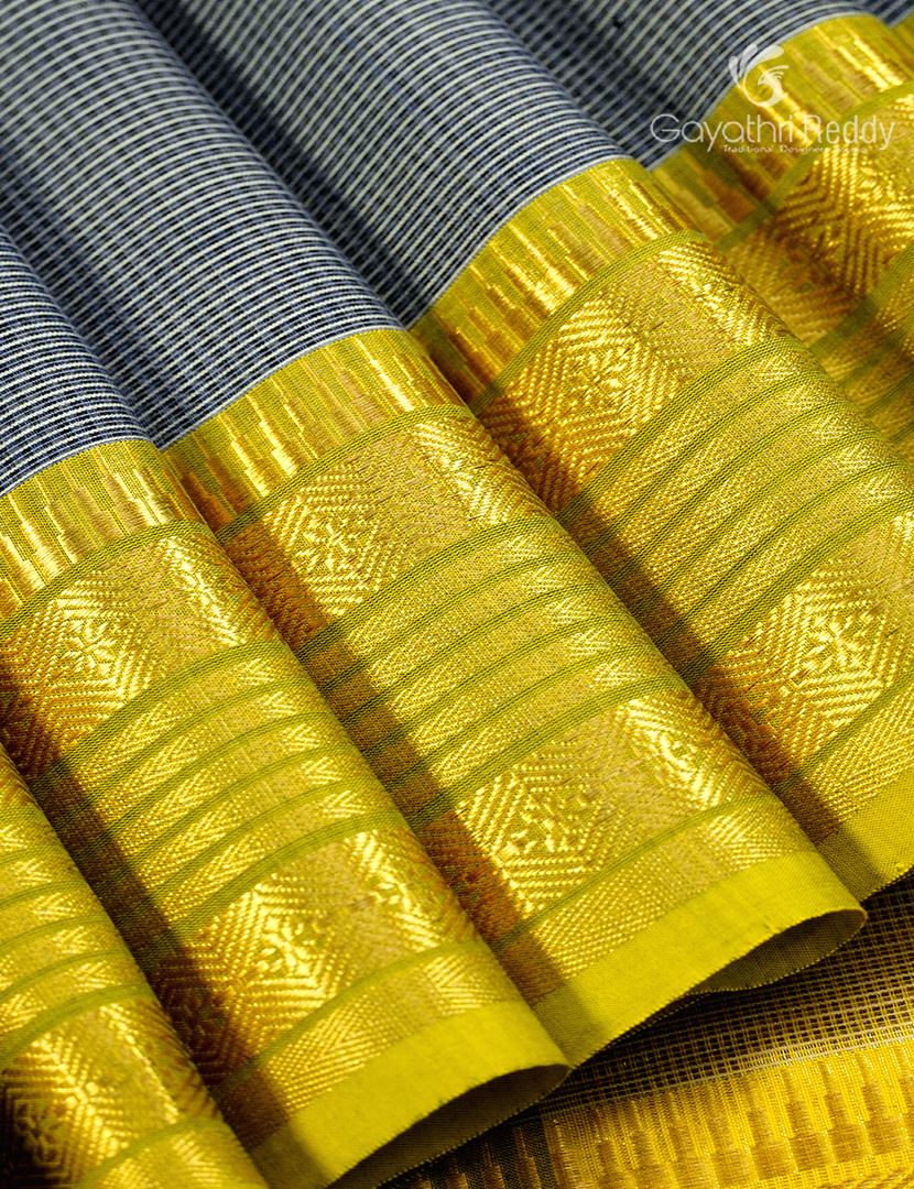 PURE CHANDERI MEDIUM BORDER SAREES -CPS1211