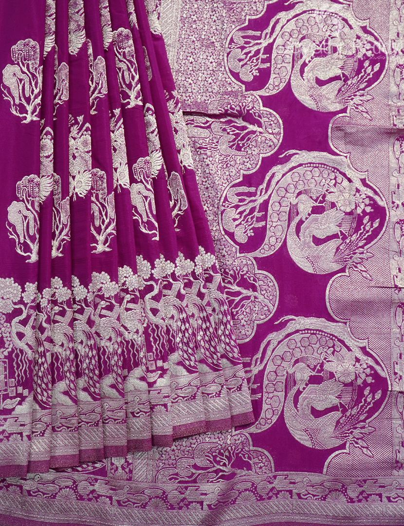 CHIFFON FANCY SAREE-PCF279