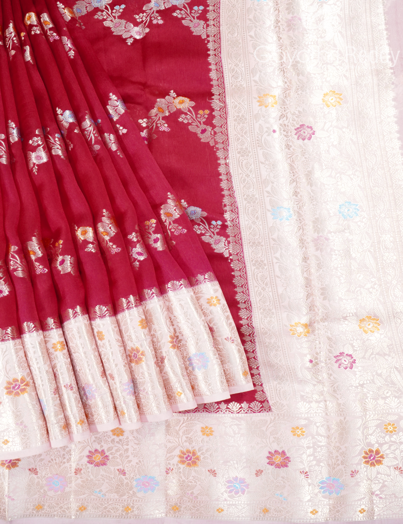 MANGO SILK SAREE -PRM994