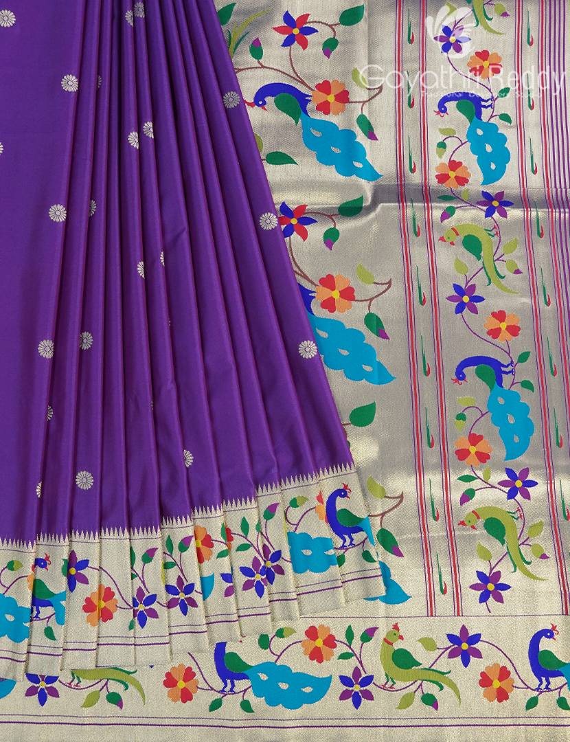 SEMI PAITHANI SAREE-SPS50