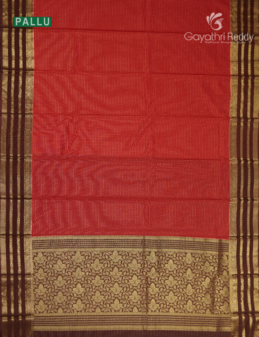 Semi Mysore Crepe Saree-SMC630