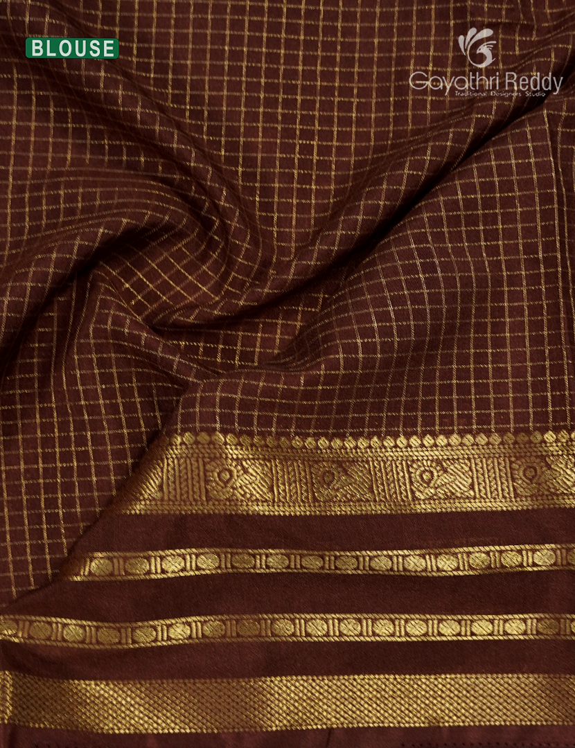 Semi Mysore Crepe Saree-SMC630