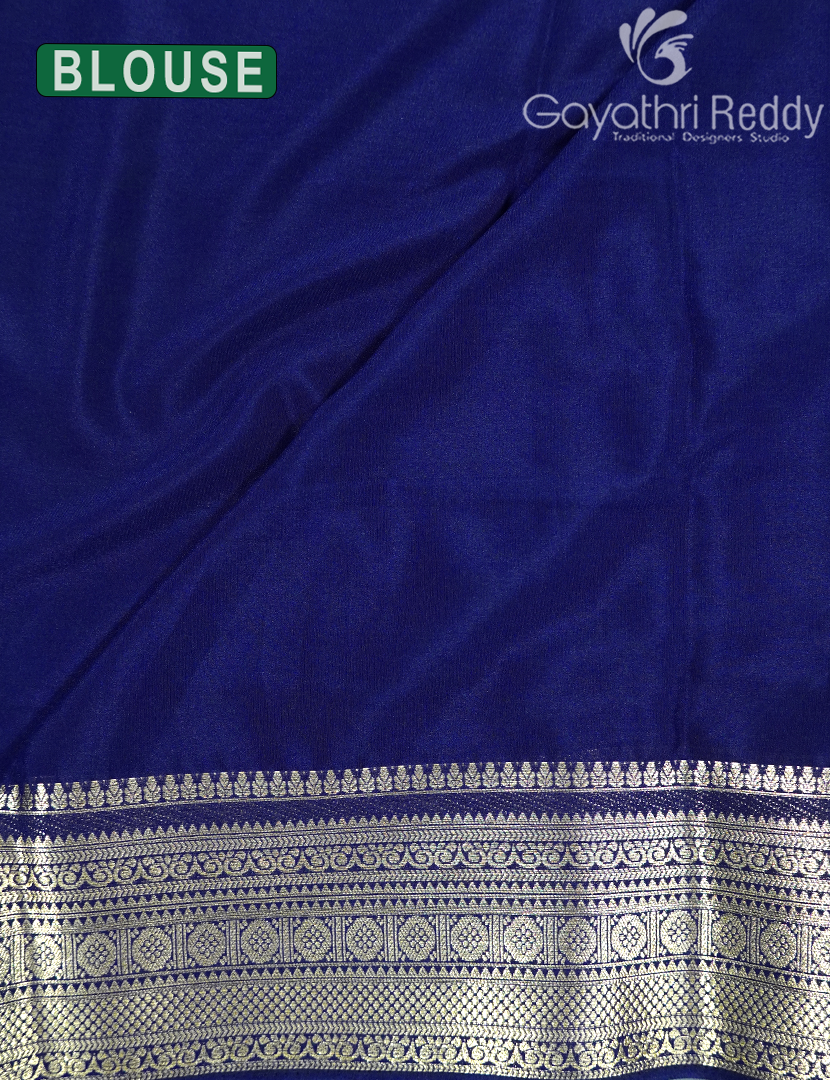 SEMI MYSORE CREPE SAREE-SMC392