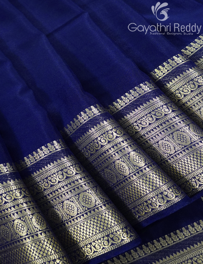 SEMI MYSORE CREPE SAREE-SMC392