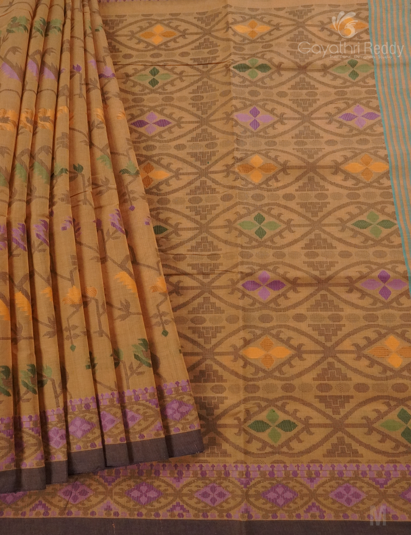 JAMDANI COTTON(WITHOUT BLOUSE)-JMC454