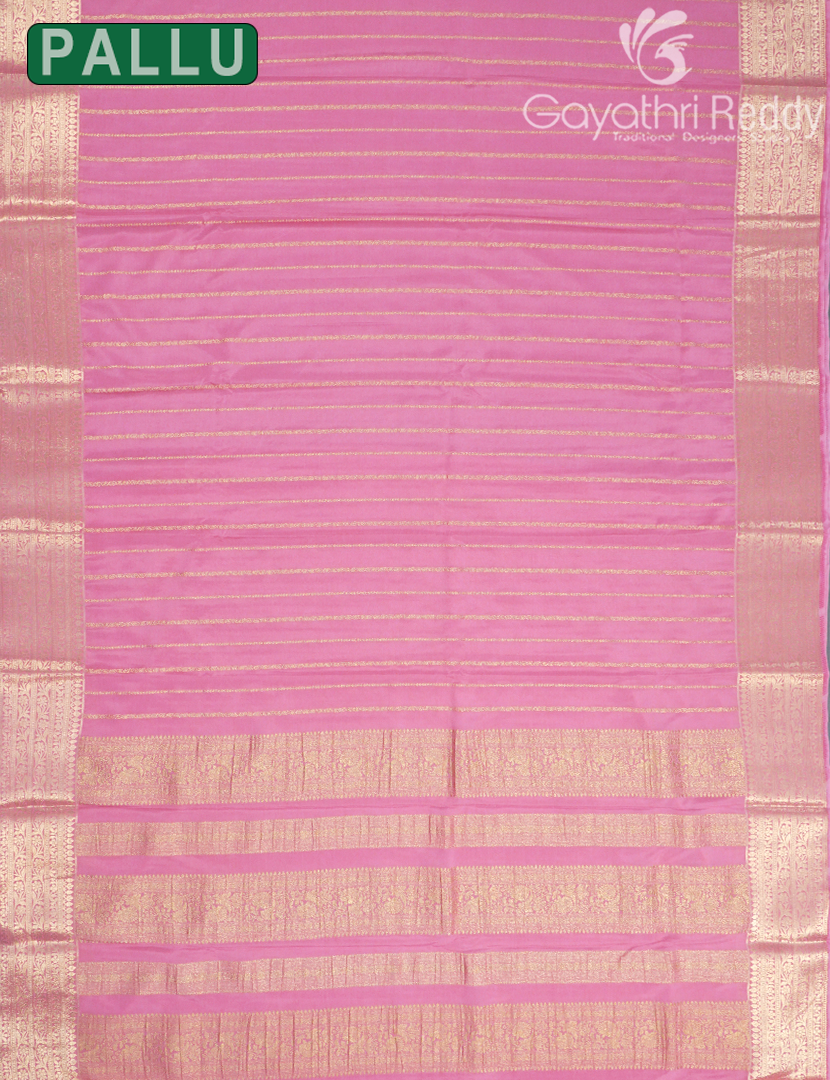 SEMI MYSORE CRAPE SAREE-SMC361