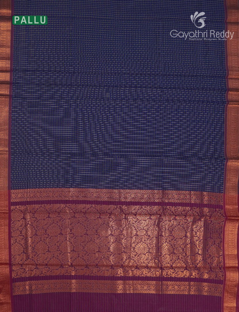 Kanchipuram Sico Saree in Purple and Jamun