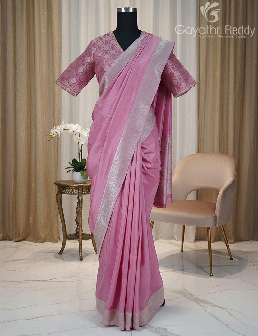 BANARAS (R.D) BLOUSE SAREE-BBS4