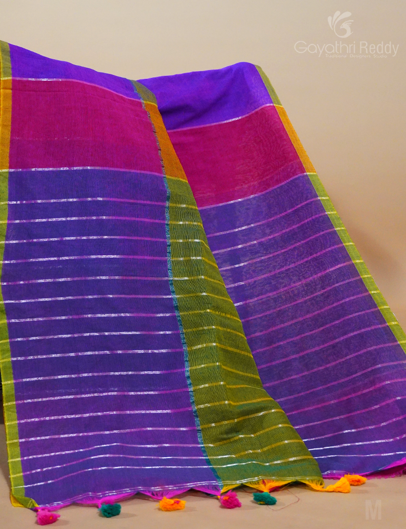 KHADI COTTON (WITHOUT BLOUSE)-KHC440