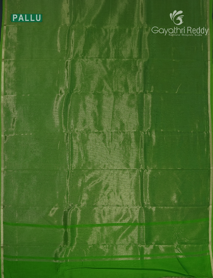 Pure Tissue Saree in Green