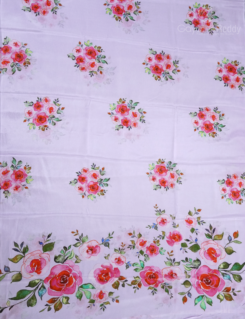 GEORGETTE PRINTED SAREE-PGP33