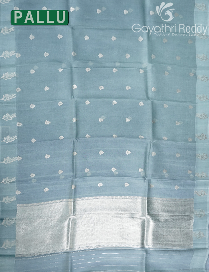 PURE BANARAS KORA SILK-BKS113