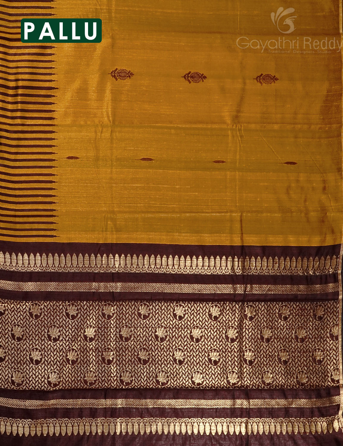 PURE KHADI PATTU SAREE-KHP1304