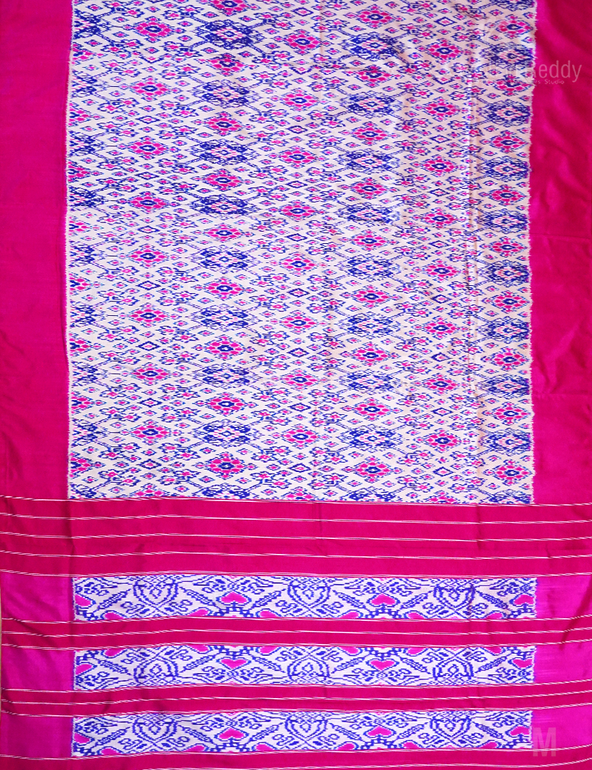 PURE TWILL IKKAT PATTU-IP720