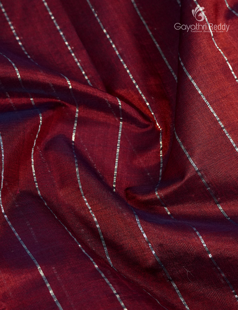Pure Arani Sico Saree in Deep Maroon