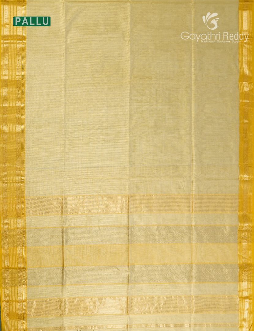 PURE CHANDERI MEDIUM BORDER SAREES -CPS1213