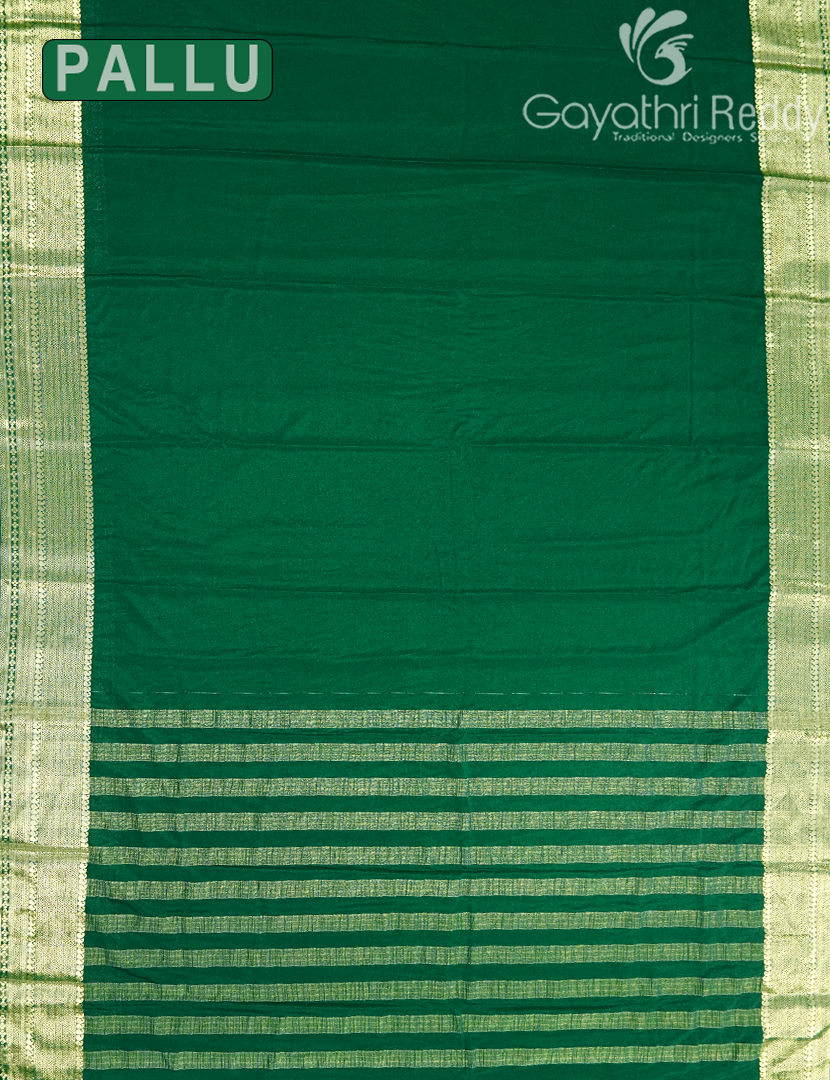SEMI MYSORE CRAPE SAREE-SMC393