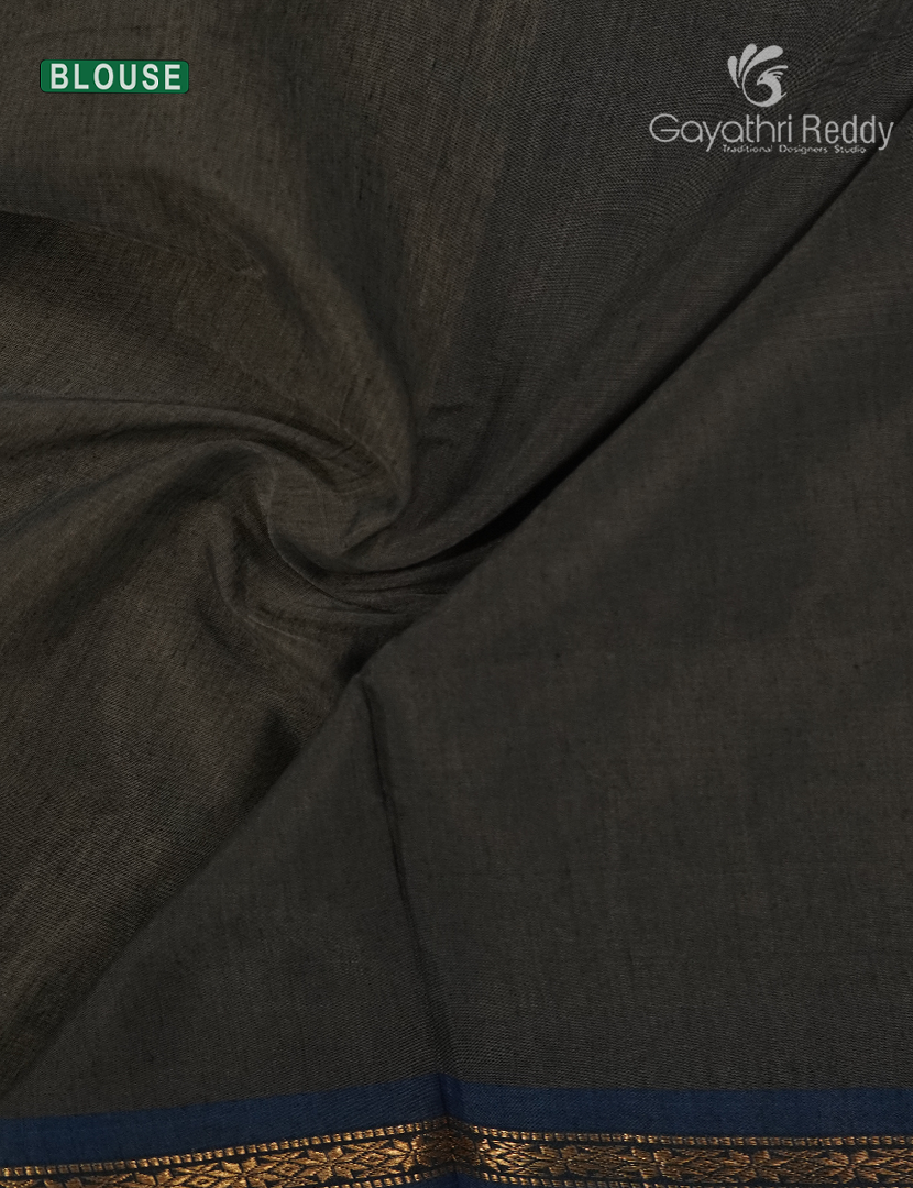 Sico Saree in Yellow and Ash Grey