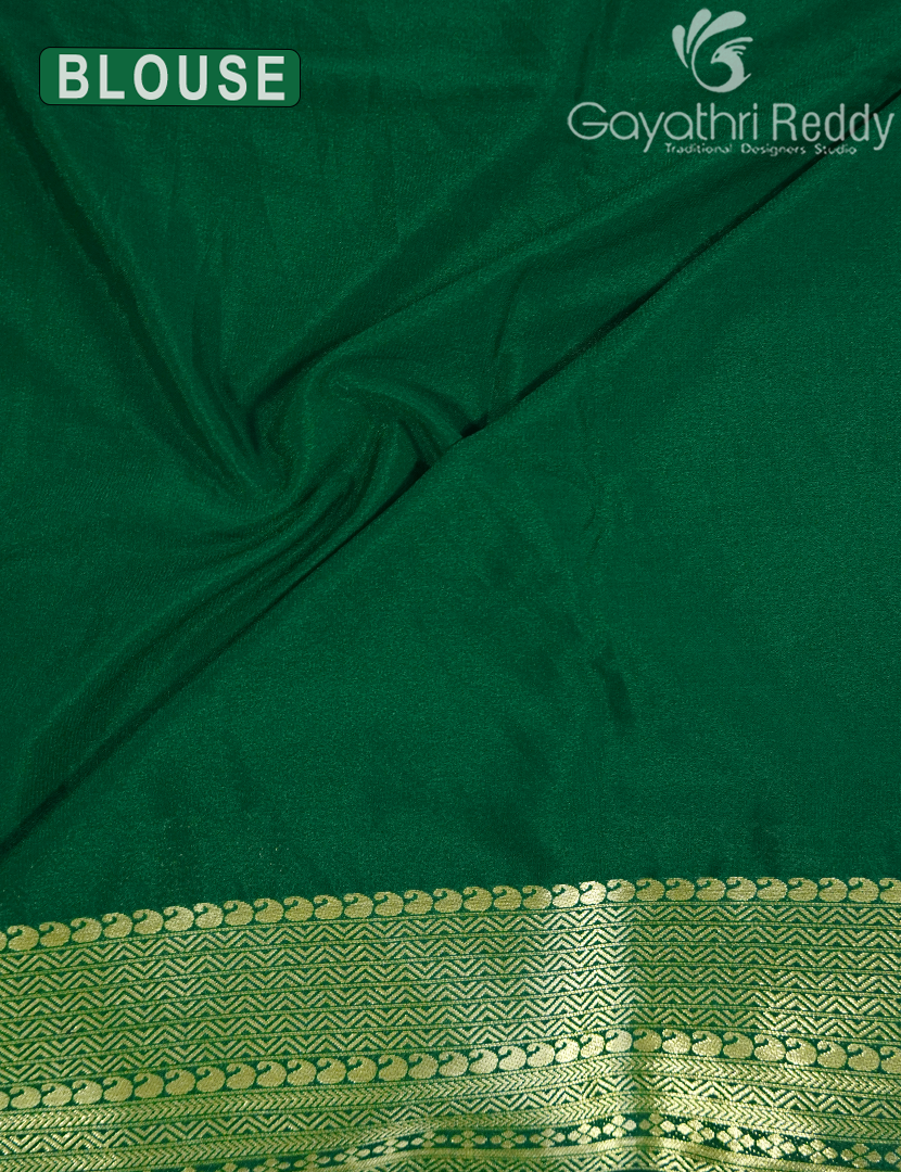 SEMI MYSORE CREPE SAREE-SMC393