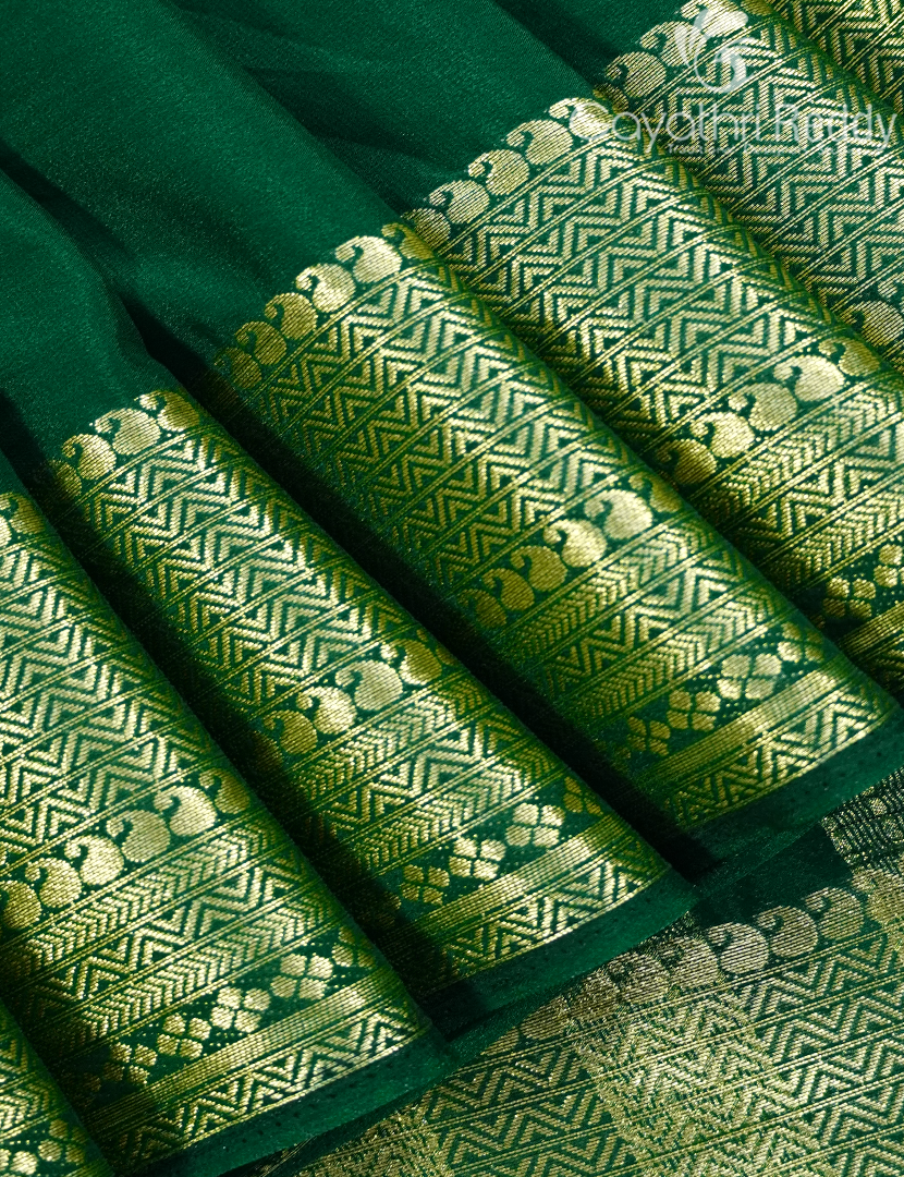 SEMI MYSORE CREPE SAREE-SMC393